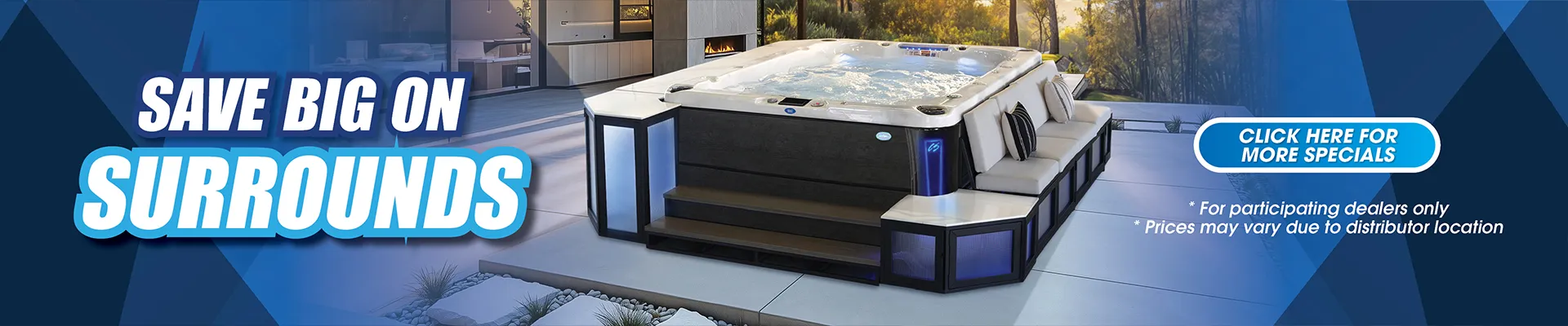 Calspas hot tub being used in a family setting - Bartlett