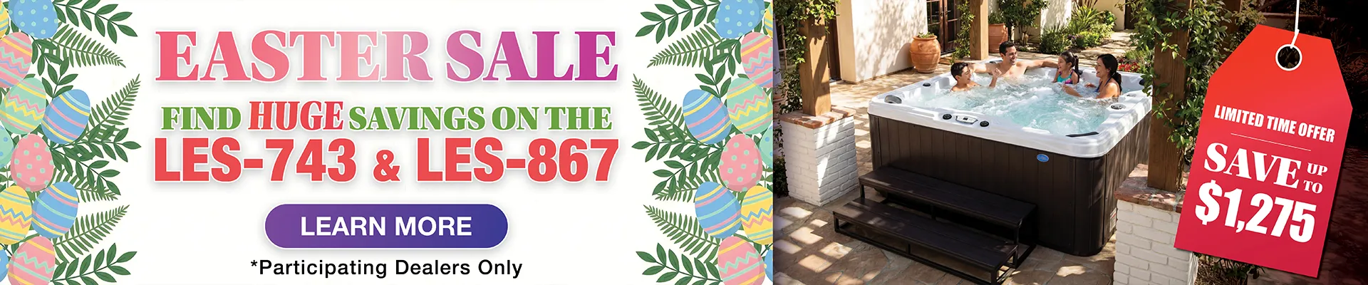 Calspas hot tub being used in a family setting - Bartlett